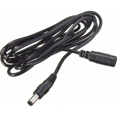 1m 3m 5m DC Male to Female 5.5 x 2.1mm Extension Adapter Cable Cord Line for 12V CCTV Cameras LED Light Laptop Monitor