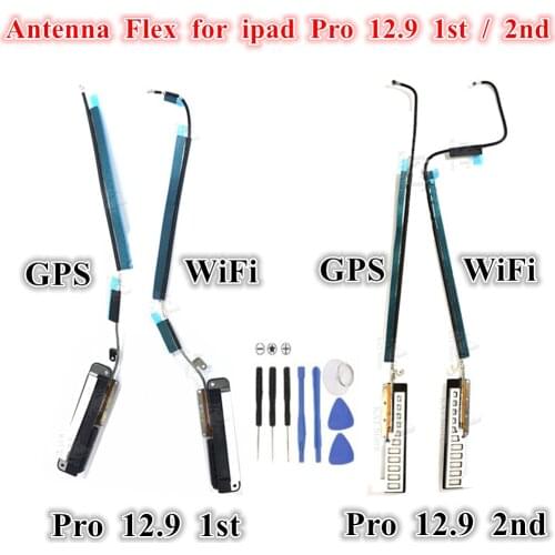 1Pcs New WiFi WLAN GPS Wireless Signal Antenna Connector Flex Cable Ribbon for iPad Pro 12.9 inch 1st 2nd Gen Replacement Part
