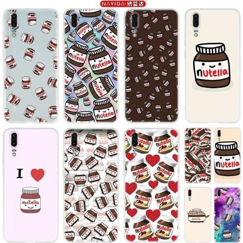 Phone Case For Huawei P40 P10 P20 P30 Lite Plus Pro P8 P9 Lite P Smart Z 2019 Cover Star Kawaii nutella