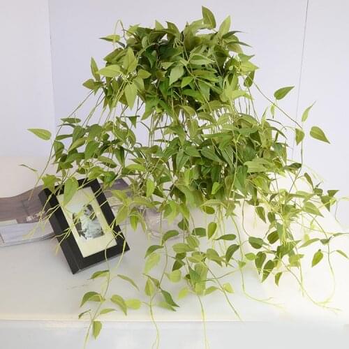 Artificial Flowers Ivy Hanging Rattan Floral Branch Wedding Home Party Hotel Scenery Decoration Flores Background Wall Hanging