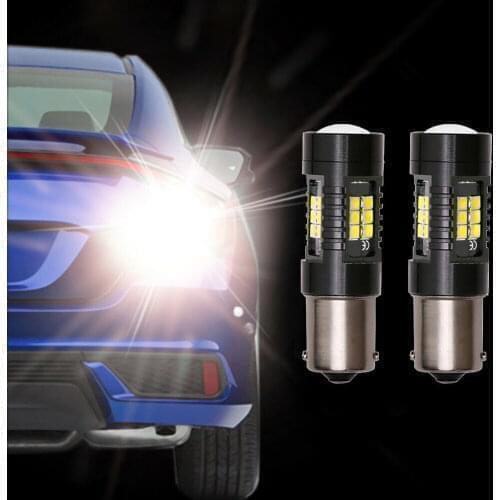 2Pc CANBUS 1156 BA15S BAU15S 1157 BAY15D LED P21W P21/5W PY21W Led Bulbs R5W R10W Car Turn Signal Lights Backup Lamp DRL 12V
