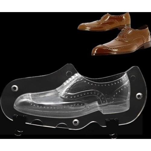 Creative 3D MenS Leather Shoe Molds Transparent Chocolate Candy Jelly Moulds Cake Decoration Tools Kitchen Baking Tools
