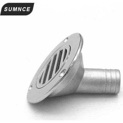 Marine Stainless Steel Deck Drain For Boat Yacht Floor Deck Drainage Rowing Boats Fittings