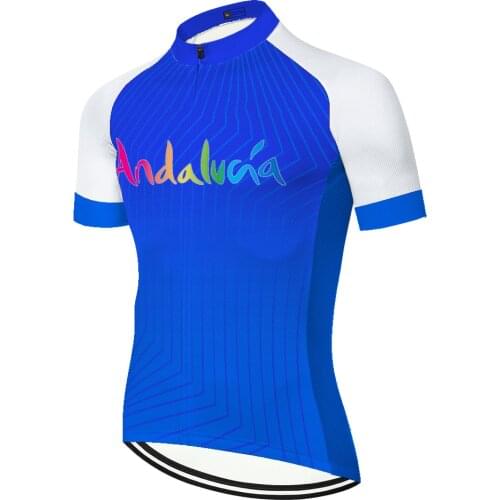 Andalucia Homme Mallots Camisa Masculina Malliot 2021 Maillot Masculino Ropa Ciclismo Hombre Mallot Ciclismo Hombre Verano