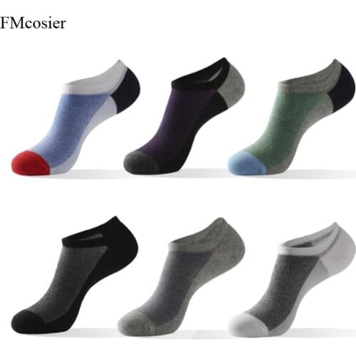 8 Pairs high quality Summer Autumn Mens Cotton Ankle Socks Sokken Short Socks Socken Soks Male Black White Gray 38 39 43 46 48