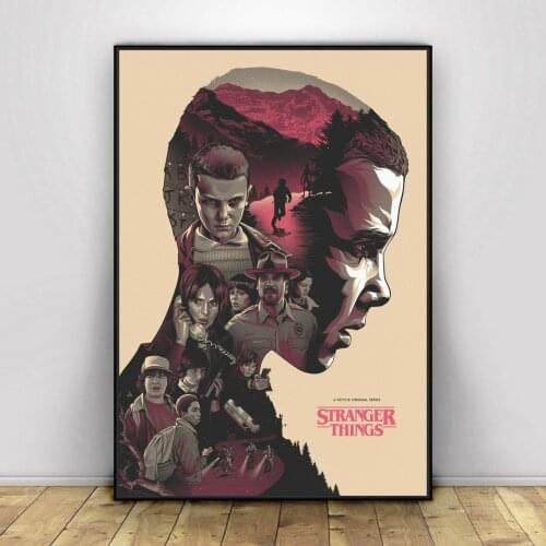 Stranger Things Poster Tv Series Movie Canvas Print Poster Wall Painting Decoration