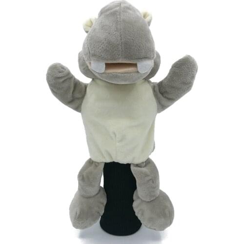River Horse Hippo Golf Driver Headcover Cartoon Animal Cover Outdoor Sports Golf Accessories Mascot Novelty Cute Gift
