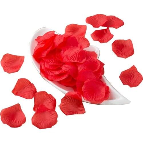 500pcs Artificial flower Roses petal Wedding party props Valentines Day Props