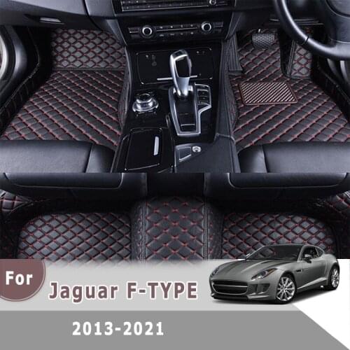 RHD Carpets For Jaguar F-TYPE 2021 2020 2019 2018 2017 2016 2015 2014 2013 Car Floor Mats Custom Automobiles Accessories