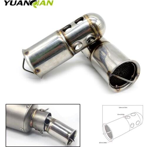 Universal 48MM End Catalyst DB Killer for Motorcycle Exhaust Muffler Silencer Noise Sound Eliminator High Quality