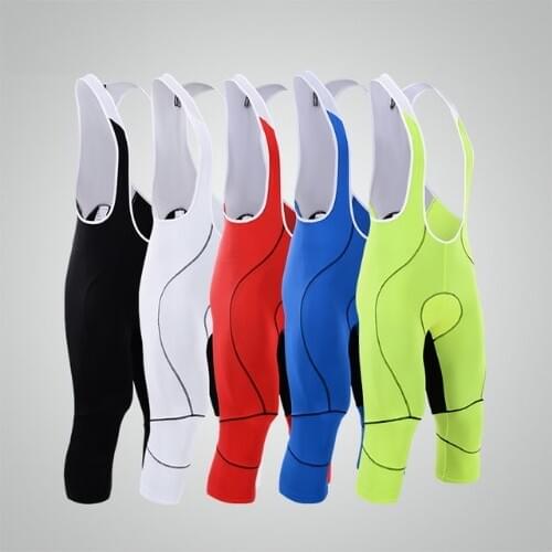 3/4 legs length Cycling Bib Shorts Ropa Ciclismo Bicycle Bib Pants Mountain Bike Gel Pad Pants Free Shipping