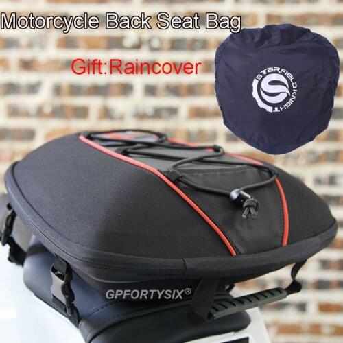 Waterproof Motorcycle Tail Bag Multifunction Motorcycle Rear Seat Storage Bag Motorbike Rider Backpack Moto Travel Luggage Bags