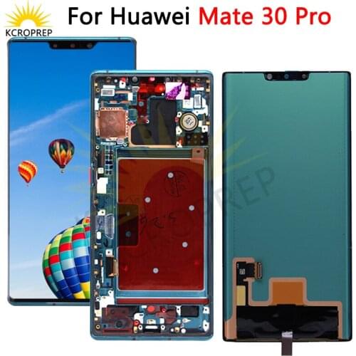Original Super AMOLED for Huawei Mate 30 Pro LCD Display Touch Screen Digitizer Assembly Repair For mate 30 pro LIO-L09 L29 LCD