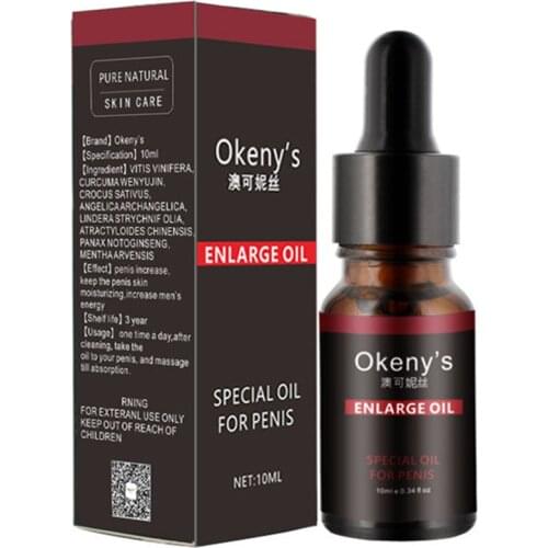 1 Pcs Enlarge Oil Permanent Thickening Growth Increase Big Dick Liquid For Men Care EK-New