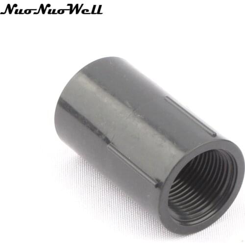 1pc Both ends PVC 1/2" 3/4" 1" Female Thread Straight Connector Pipe Adapter Garden Irrigation Fittings PVC Full Thread Coupling