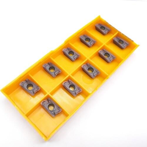 10PCS AOMT123608 PEER M VP15TF High Quality Carbide Insert AOMT 123608 CNC Milling Insert Carbide Tool Turning Tool