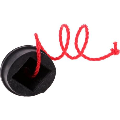 2Pcs Pool Snooker Billiard Cue Pool Table Chalk Holder Black Rubber Holder With String Attachment