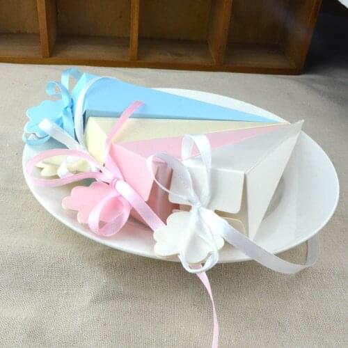 50pcs Mini Kraft Paper Candy Boxes Mini Gift Boxes With Ribbon Wedding Birthday Home Party Supplier Gift Packagings