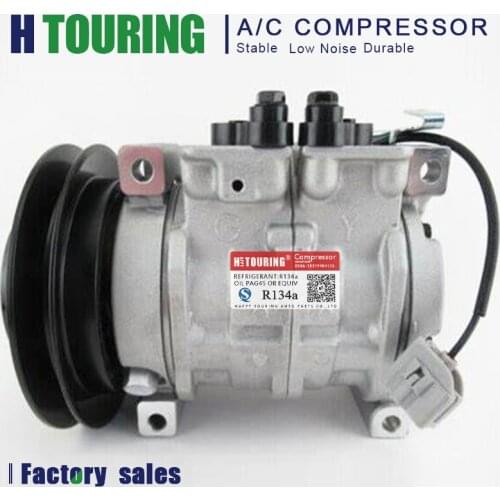 Auto AC A/C CAR AIR CONDITIONING Compressor & Clutch for Hino 258LP 447220-5980 4472205980 447220 5980 12V