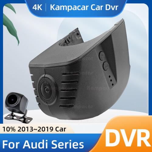 Kampacar AD05-D DashCam for Audi S7 RS7 Q7 Q5 Q3 A7 A6 4g c7 A5 f5 A4 Allroad b8 A3 8v 8p 1080P Dual Video Recorder Wifi Car Dvr