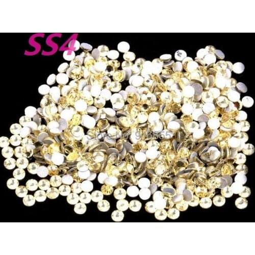 Free shipping 1440pcs SS4 (1.5-1.7mm)Jonquil Rhinestones for Nail Art,Flat Back Non Hotfix Glue on Nail Art Rhinestones DIY