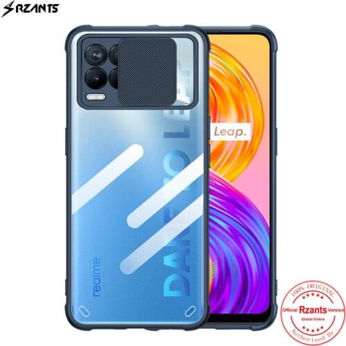 Rzants For OPPO Realme 8 Realme 8 Pro Phone Case Soft [Lens Protect] Hybrid Slim Clear Cover Double Casing