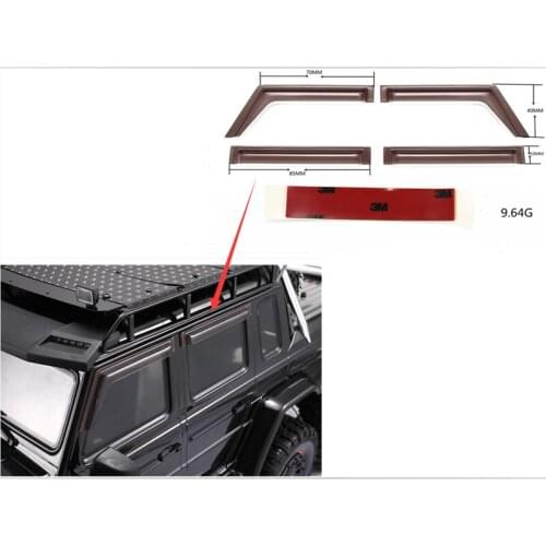 DJ TRAXXAS TRX6 Clear Rain Stop Acrylic Transparent Material G63 RC Car Parts and Accessories Tools carro de control remoto