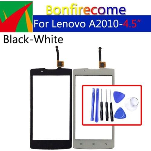 For Lenovo A2010 A 2010 Touch Screen Digitizer LCD Display Front Glass Panel Sensor Replacement 4.5 inch
