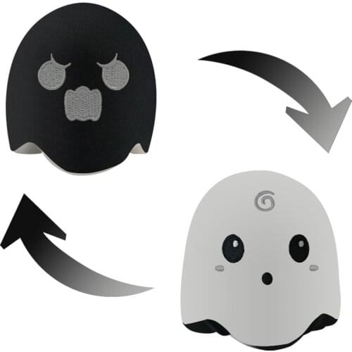 Halloween Ghost Doll Double-Sided Pumpkin Doll Flip Cute Plush Toy Stuffed Animals Plush Toys Chirdren Gift for Kids