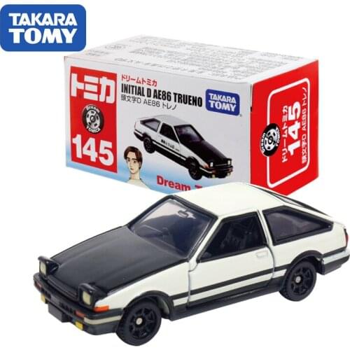 Takara Tomy Tomica Simulation Alloy Car Model with Initial D The Same Tofu Racing AE86 Desktop decoration