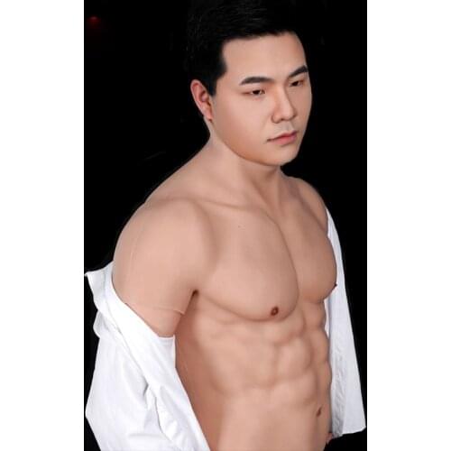 Artificial Simulation Silicone Chest Fake Chest Muscle Mens Muscle Clothing Cosplay Costume Mens Dress Up Suit