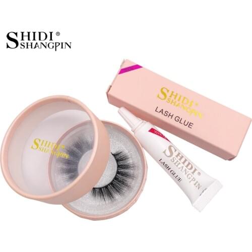 SHIDISHANGPIN hand made faux cils 3d mink false eyelashes make up waterproof Eye Lash Glue for natural long False Eyelashes 71G