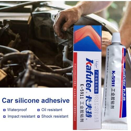 Kraft K-5911 Headlight Sealant High Temperature Glue Electronic Components Glue Gray Sealant Fashion