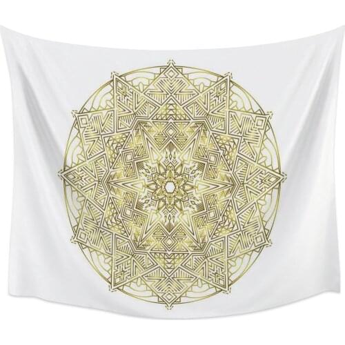Mandala Pattern Wall Tapestry Cover Beach Towel Picnic Yoga Mat Home Decoration
