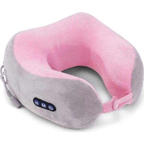 USB Charging Massage U-Shaped Pillow Multifunction Shoulder and Cervical Vertebrae Electric Outdoor Portable Car Health Care