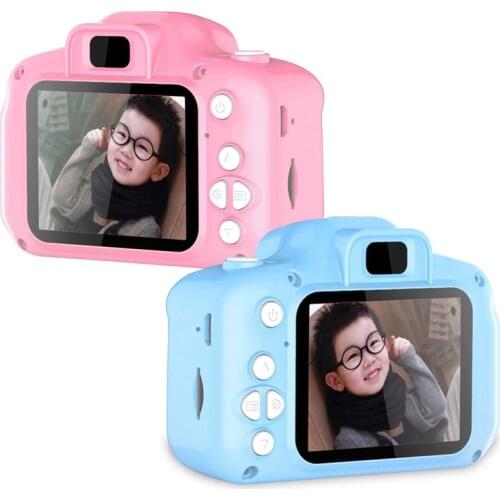 Mini Cartoon Photo Camera Toys 2 Inch HD Screen Childrens Digital Camera Video Recorder Camcorder Toys for Kids Girls Gift