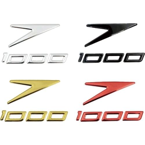 New 3D Emblem Badge Z1000 Logo Motorcycle Side Oil Fuel Tank Pad Cover Sticker Decal Symbol Decoration For Kawasaki Z1000 Z 1000