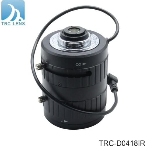 3MP Manual zoom Varifocal lens 3 Megapixel F1.6 4-18mm Focal length IR C mount lens for CCTV Security Cameras
