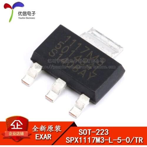 Genuine original patch SPX1117M3-L-5-0 / TR regulator LDO 5V 0.8A SOT-223