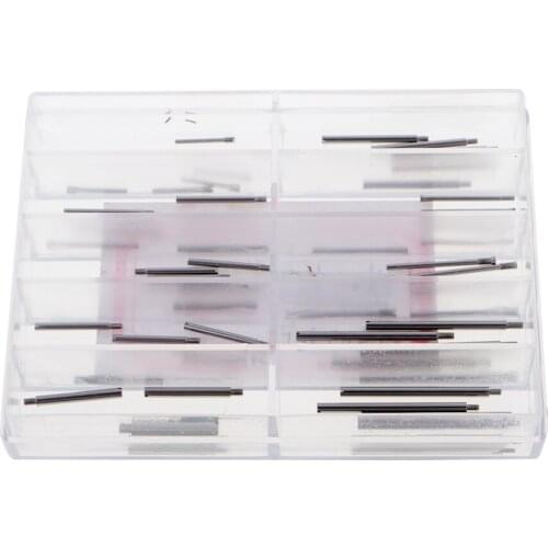 Silver Metal Strap Screw Pins Bars Watch Band Repair Parts Tool Kits Set,10 Kinds of Sizes