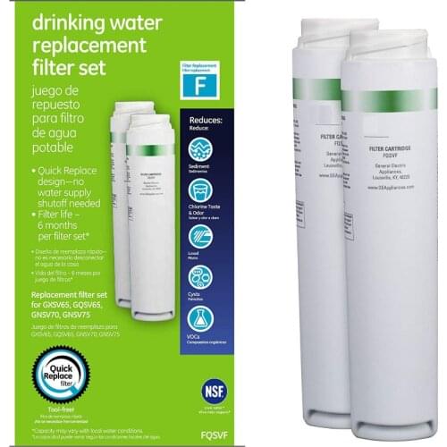 Replacement For Ge Fqsvf Drinking Water System Replacement Filter Set Dual Stage Drinking Water Replacement Filters 2 Pcs/lot