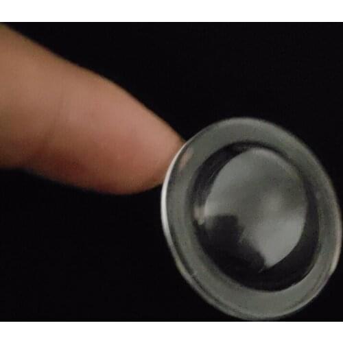 LED Lens 50mm Plano-Convex Glass Lens LED Convex Lens Condenser Optical Focusing Transparent Surface Flashlight photics
