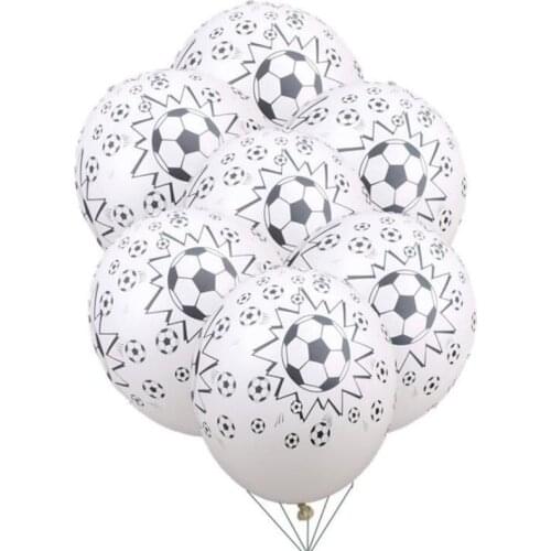 20pcs 12 inch Thicken Soccer Balls Football Latex Balloons Birthday Party Decoration Kids Childrens Toys Football Theme Party