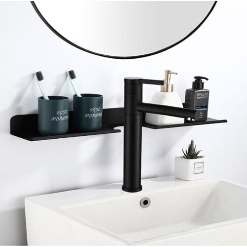Bathroom Shampoo Shower Shelf Holder Space Aluminum Storage Rack Wall Shelf Bathroom Accessories 25cm/35cm/45cm