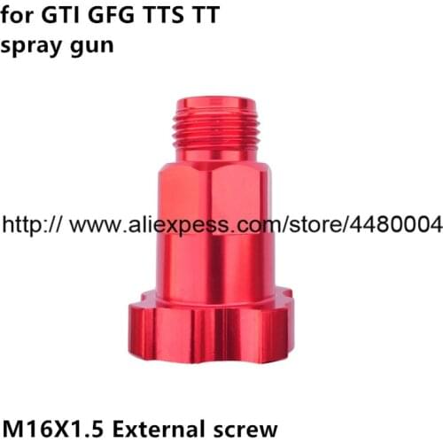 All Spray gun connector PPS spray gun cup adapter pot joints 16X1.5 for spray gun disposable measuring cup