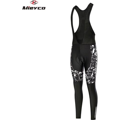 Women Cycling Long Pants Bike Tights Trousers Racing Bib Shorts With 5D Gel Pad Ropa Pantalon Ciclismo Bicycle Wear MTB Culotte