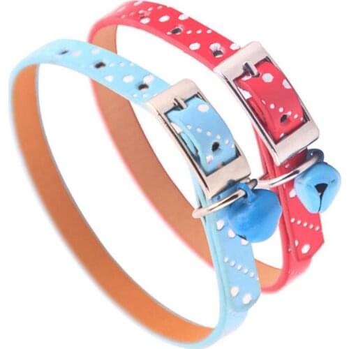 1 Pcs Creative Dog Collar Adjustable Dog Collars With Small Bell Outdoor Puppy Kitten Anti-Lost Collar Pet Cats Dogs Supplies