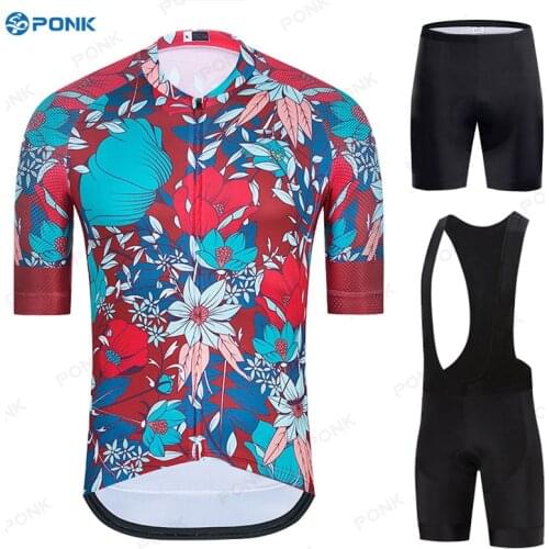 2020 Rro Cycling Jersey Set Mountain Bike Uniforms Summer Cycling Wear Bicycle Clothing Men Cycling Clothing MTB Bike Shirts