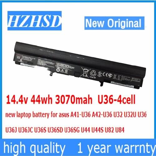 14.4v 44wh 3070mah new Original A42-U36 laptop battery forasus A41-U36 U32 U32U U36 U36J U36JC U36S U36SD U36SG U44 U44S U82 U84