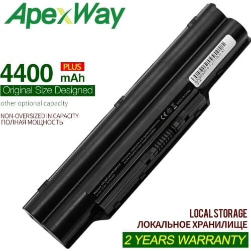 ApexWay 10.8V 6 Cells FMVNBP199 FPCBP282 FMVNBP146 Battery For FUJITSU LifeBook E751 S2210 S6310 S7111 S752 S760 S761 S792